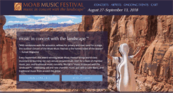 Desktop Screenshot of moabmusicfest.org