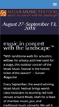 Mobile Screenshot of moabmusicfest.org
